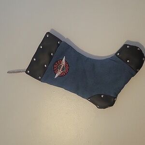 Vintage Harley-Davidson Denimand Leather Christmas Stocking
